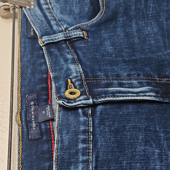 Tommy Hilfiger Womens Blue Denim Jeans Mid Rise Size 10 - Picture 5 of 9